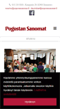 Mobile Screenshot of pogostansanomat.fi