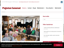 Tablet Screenshot of pogostansanomat.fi
